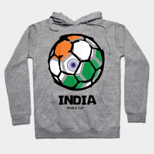 India Football Country Flag Hoodie